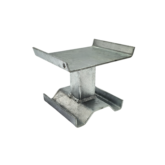 Double tensioning wedge - with corner drainage